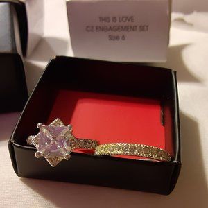Avon This is Love CZ engagement Set